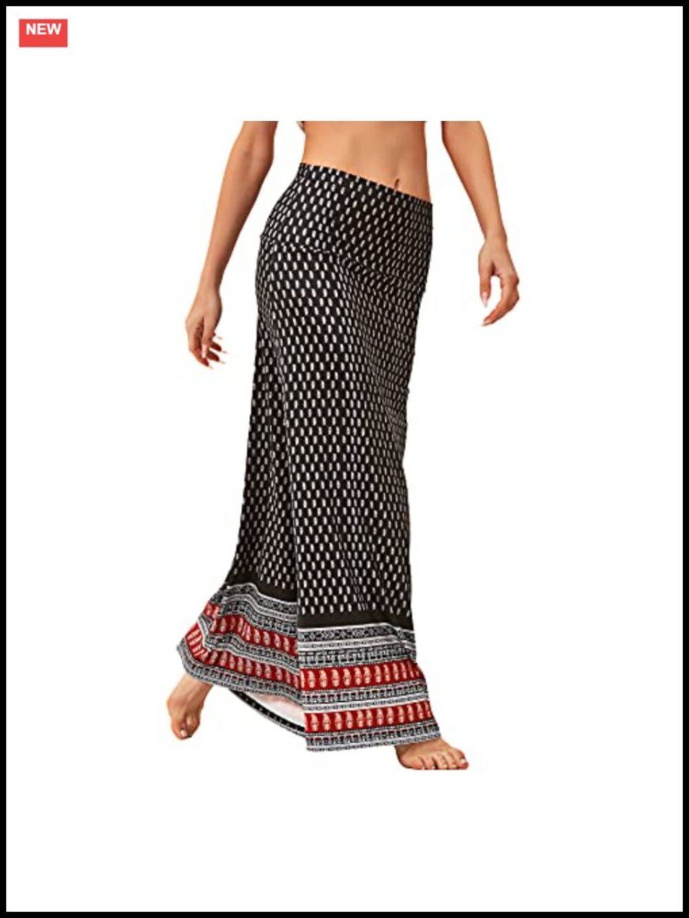 Womens High Waisted Tummy Control Maxi Skirt Stretchy Flared A-Line Ankle